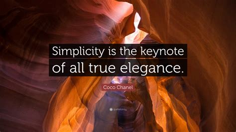 simplicity is elegance.